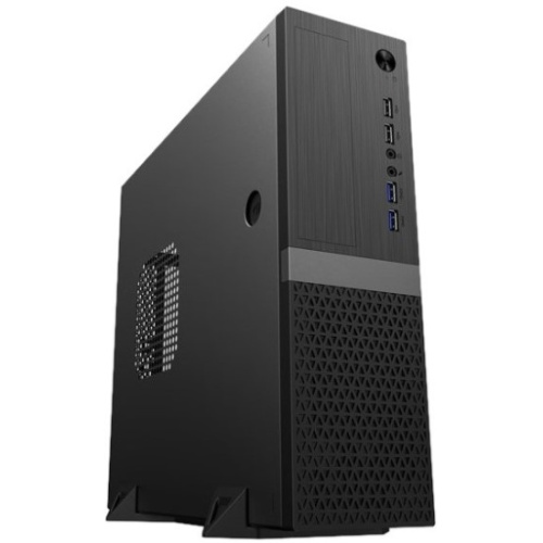 Корпус Foxline FL-211-TFX300S Сase mATX Desktop 300W FL-211 case, black, w/PSU TFX w/2xUSB2.0+2xUSB3.0, w/pwr cord, w/ 8cm FAN