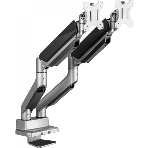 Кронштейн для мониторов Ultramounts UM 718 серый 17"-35" макс.15кг крепление к столешнице поворот и наклон