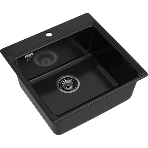 Мойка GranFest Level GF-LV-510 мрамор, черный