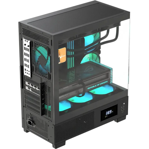 Корпус Formula Crystal E1, ATX, Midi-Tower, без БП, черный