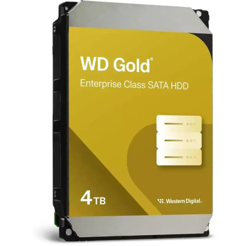 HDD WD Gold WD4004FRYZ, 4ТБ, SATA III, 3.5"