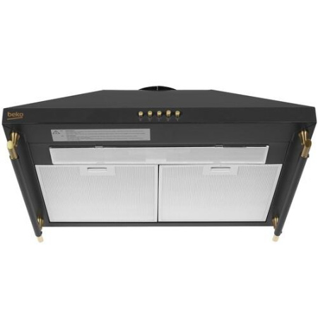 Вытяжка каминная Beko CWB6410AR черный/золотистый