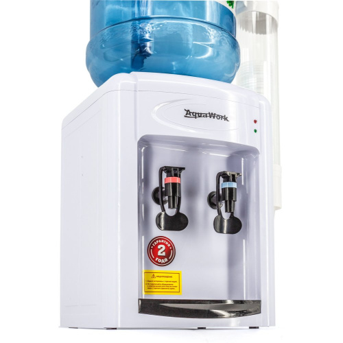 Кулер Aqua Work 0.7-TKR настольный белый/черный