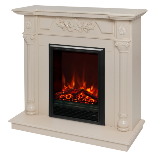 Электрокамин RealFlame Dacota WT белый дуб с очагом Eugene