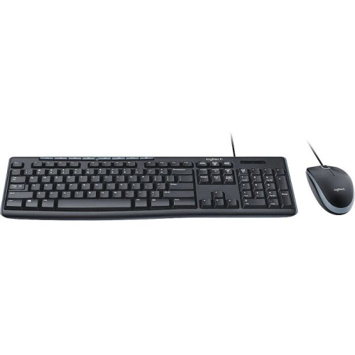 Комплект клавиатура и мышь LOGITECH MK200 (920-002694) Desktop Black RUS