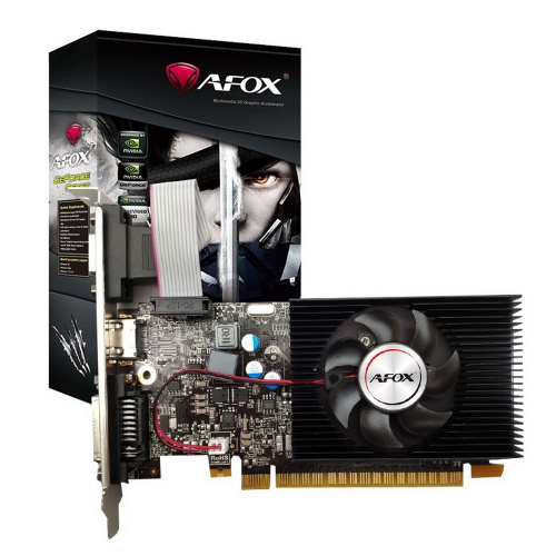 Видеокарта AFOX GeForce GT 740 Low Profile AF740-4096D3L3 4GB 128Bit DVI HDMI VGA, Single fan