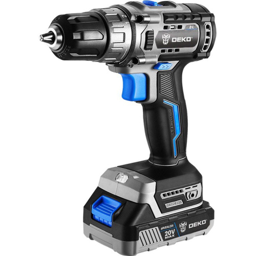 Дрель-шуруповерт Deko Sharker с акк и ЗУ (063-4037)