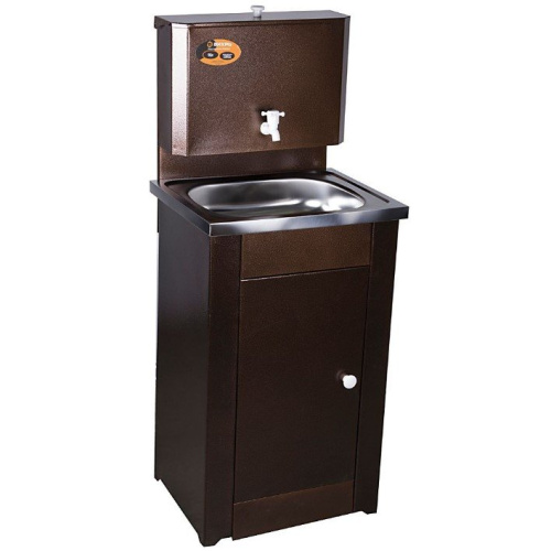 Умывальник дачный Вихрь КОМФОРТ без подогрева, нержавеющая мойка, медь (74/4/11)