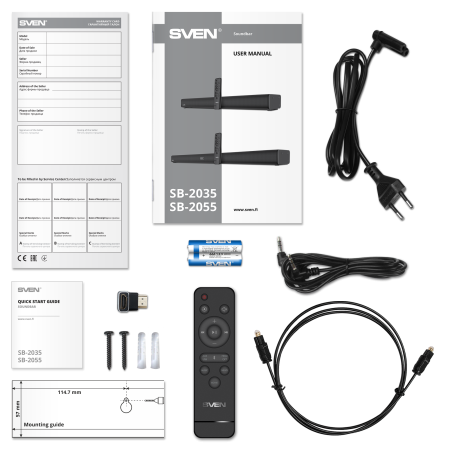 Саундбар SVEN SB-2055 черный