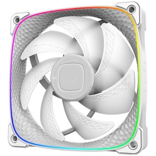 Вентилятор Geometric Future Squama 2503W (1F2503W112001) Single Pack / 120mm, 2000 RPM, 69.11 CFM, 29.0 dBA, 5V ARGB, White