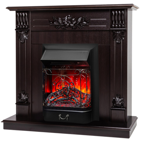 Электрокамин RealFlame Ottawa DN венге премиум с очагом Majestic Lux Black RC