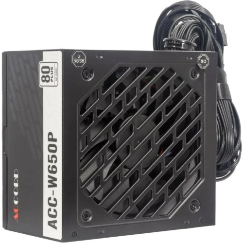 Блок питания Accord ACC-W650P ATX 650W 80 Plus White (20+4pin) 120mm fan 6xSATA RTL