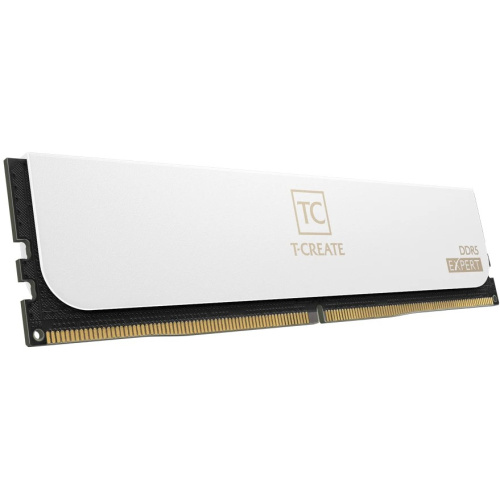 ОЗУ TEAMGROUP T-Create Expert (CTCWD5128G6400HC42CDC01) 128GB (2x64GB) DDR5 6400MHz CL42 (42-52-52-102) 1.25V / White