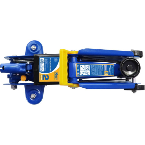 Домкрат подкатной KRAFT KT 820001 гидравлический 2 т кейс