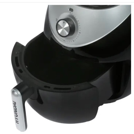 Аэрогриль Hyundai HYF-3456 черный/серебристый