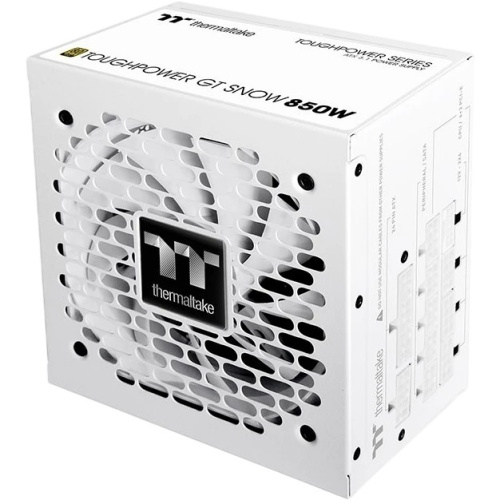 Блок питания Thermaltake Toughpower GT Gen.5 Snow (PS-TPT-0850FNFAGE-W), 850Вт, 140мм, белый, retail