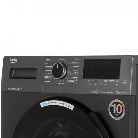 Стиральная машина Beko WSPE7H616A черный