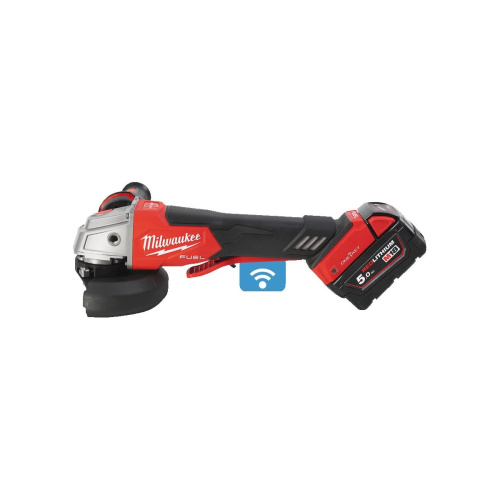 УШМ Milwaukee M18 ONEFSAG125XPDB-502X Fuel (4933478435) 2АКБ+ЗУ