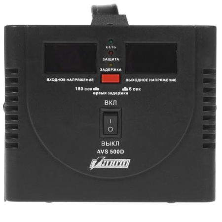 Стабилизатор напряжения PowerMan AVS 500D Black