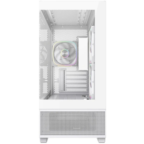 Корпус Powercase Vision Micro S3W (CVMMSW-A3), Tempered Glass, Type-C, 3x 120mm ARGB PWM Fan, белый, mATX