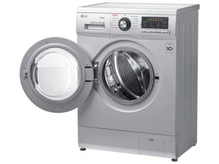 Стиральная машина LG F1296HDS4 серебристый