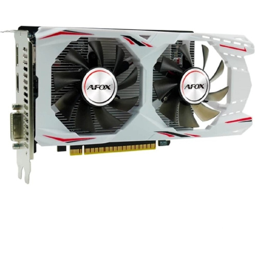 Видеокарта AFOX GTX1050Ti 4GB Gaming (AF1050TI-4096D5H7-V8/H2-V6) GDDR5 128Bit DVI/HDMI DP ATX Dual Fan RTL
