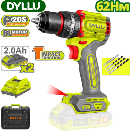 Дрель-шуруповерт Dyllu DTCDP6281