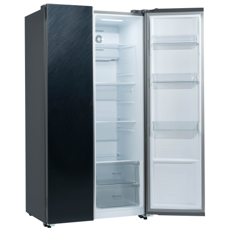 Холодильник Бирюса SBS 541 TBG черное стекло