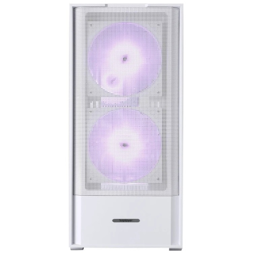 Корпус 1STPLAYER AU7 ARGB White (AU7-WH-2FA7-14-W-2FA7R-W-1FA7-W) / ATX / 2x140mm 3x120mm ARGB fans