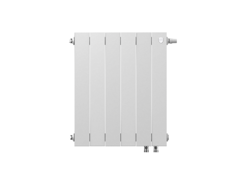 Биметаллический радиатор отопления  Royal Thermo Pianoforte 500 Vdr80 6 Секций Bianco Traffico