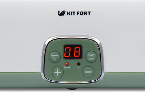Йогуртница Kitfort KT-2007 белый/зеленый