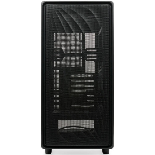 Корпус HSPD M510 (M510-TGBK), без БП, Mesh Mid Tower, Black, TG, 0.5 SPCC, no fans ATX, mITX 180/280/160mm 1x2.5", 7xPCI 1xUSB-A 3.0, 1.0 517x