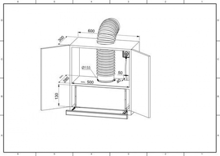 Вытяжка телескопическая ZUGEL ZHT651GW белый/белый