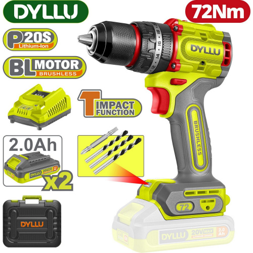 Дрель-шуруповерт Dyllu DTCDP7281