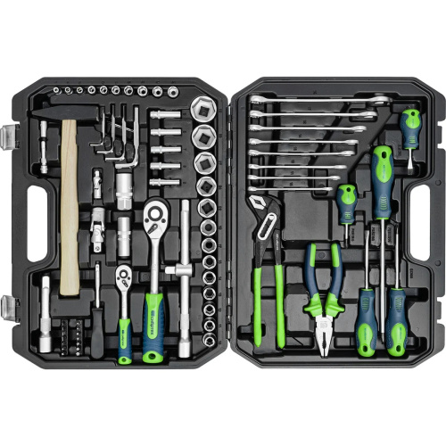 Набор инструментов СИБРТЕХ 13394, 76 предметов