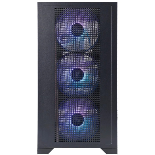 Корпус 1STPLAYER Go2 ARGB Black (Go2-BK-4F7) / mATX / 4x120mm ARGB fans