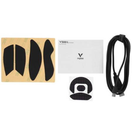 Мышь беспроводная/проводная RAPOO V300L  черный