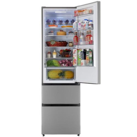 Холодильник многодверный Hisense RM469N4ACD серебристый