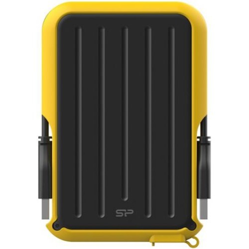 Внешний HDD Silicon Power Armor A66 (SP020TBPHD66SS3Y) 2TB, 2.5", USB 3.2, Желтый
