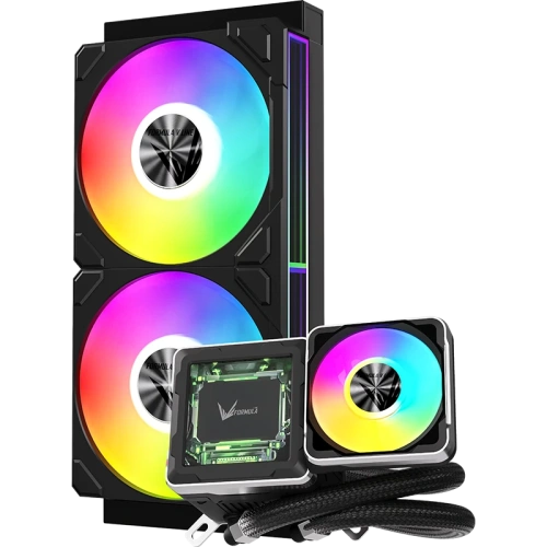 СВО Formula V Line Cryo Wing Digi 240 BK, 240mm, LCD 2.73", 2x120mm, ARGB fans, LGA115X/1200/1700/1851/1366/2011/2066, AM3/AM4