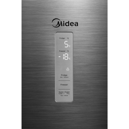 Холодильник Midea MDRB522MGE46OD серебристый