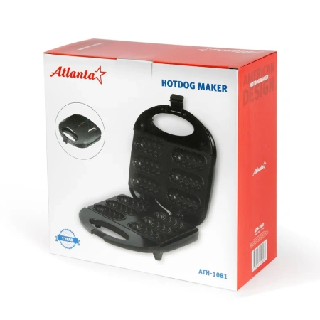 Вафельница ATLANTA ATH-1081 black