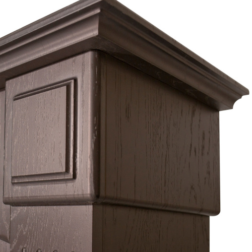 Портал каминный из МДФ RealFlame Carolina 25,5 DN темный орех