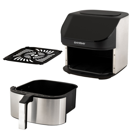 Аэрогриль Endever Skyline AF-129 черный/стальной