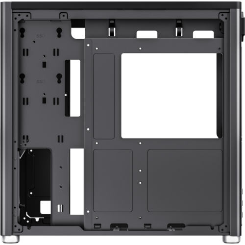 Корпус GameMax Spark Pro Black ATX case, w/o PSU, w/1xUSB3.0+1xType-C, 1xCombo Audio