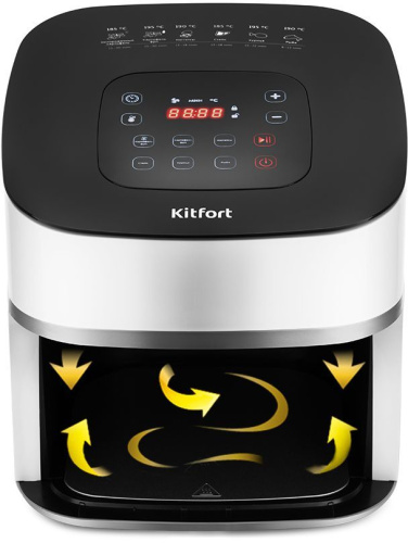 Аэрогриль Kitfort KT-2217 белый/черный