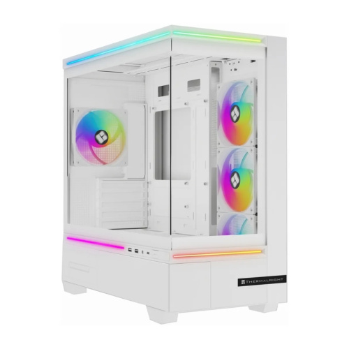Корпус Thermalright M10 White Fan4-C (TRTLM10WF4C) / TG / 4x120mm ARGB PWM Fans / USB Type-C / mATX