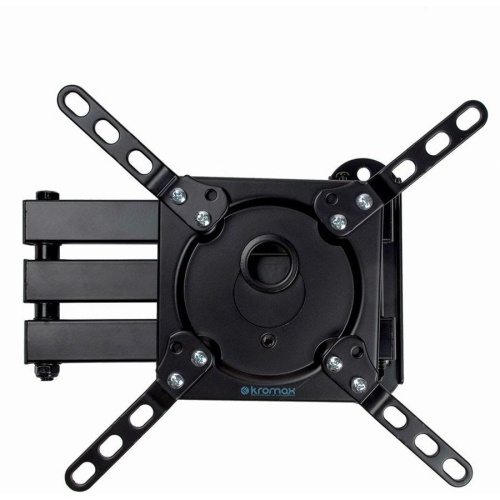 Кронштейн для телевизора Kromax DIX-14 черный 15"-42" до20кг поворотно-выдвижной и наклонный