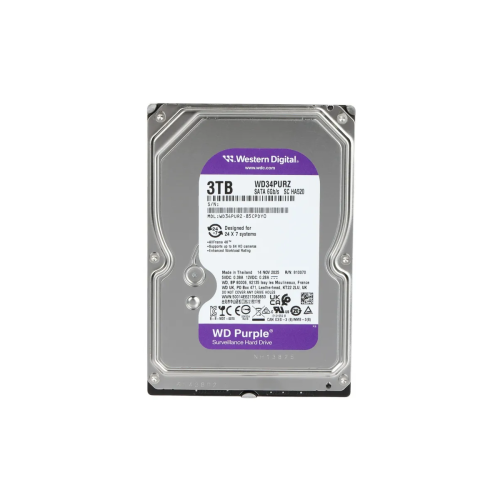 HDD Western Digital Purple WD34PURZ 3TB 3.5", SATA 6Gb / s (SATA-III), CMR