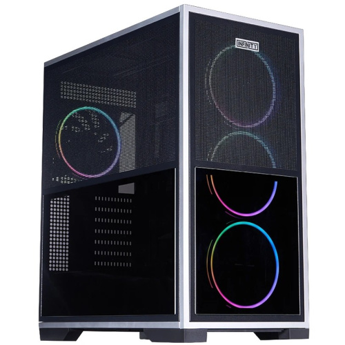 Корпус 1STPLAYER Infinity IF8 ARGB Black (IF8-BK-4FO7-14) / E-ATX / 4x140mm ARGB fans